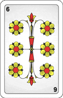 JASSKARTEN: Rosen 6