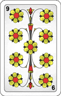 JASSKARTEN: Rosen 9